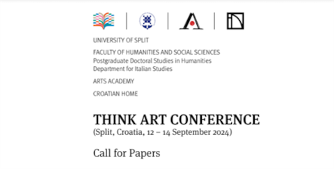 Poziv na "THINK ART CONFERENCE" (Split, Croatia, 12. – 14. rujna 2024. godine)